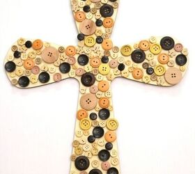 DIY Inspirational Decor: How to Make a Beautiful Button Cross