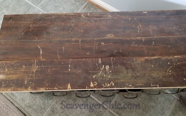 upcycled vintage tool chest coffee table