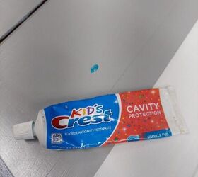 Why she dabs some toothpaste on her dresser drawers