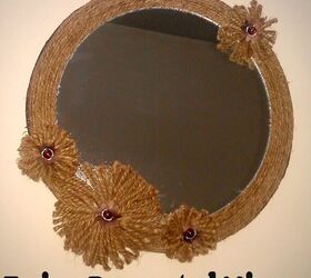 18 de las mejores ideas de decoracin otoal para empezar a planificar tu casa, Espejo decorado con cordel inspirado en el oto o