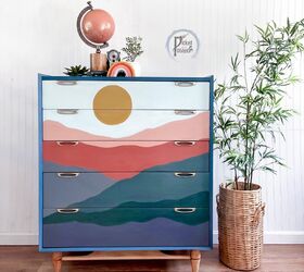 s 15 creative ways to fill your home with color, Paint a mural on your dresser