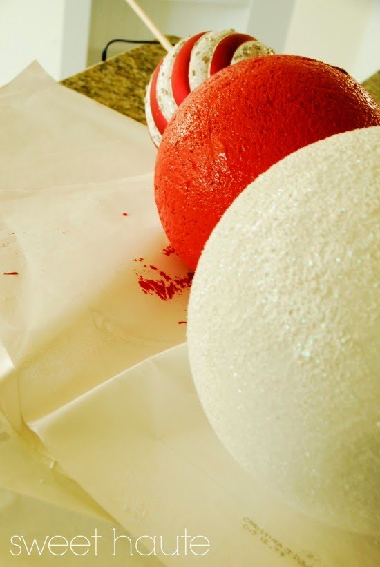 christmas ornament topiary tutorial