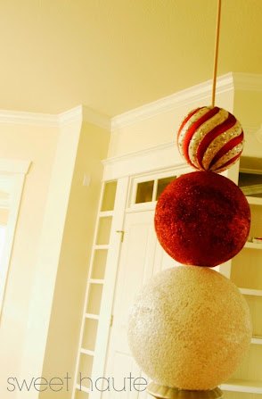 christmas ornament topiary tutorial