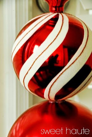 christmas ornament topiary tutorial