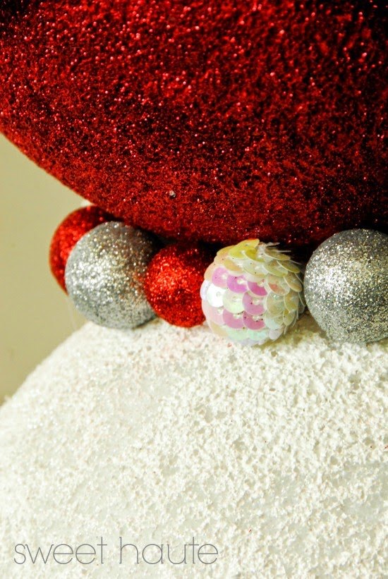 christmas ornament topiary tutorial