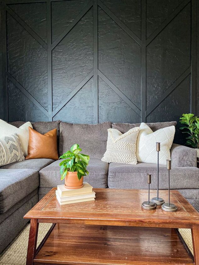 how to build a wood accent wall for under 100