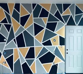 20 stunning wall ideas you should see before choosing paint colors, Create a bold geometric wall