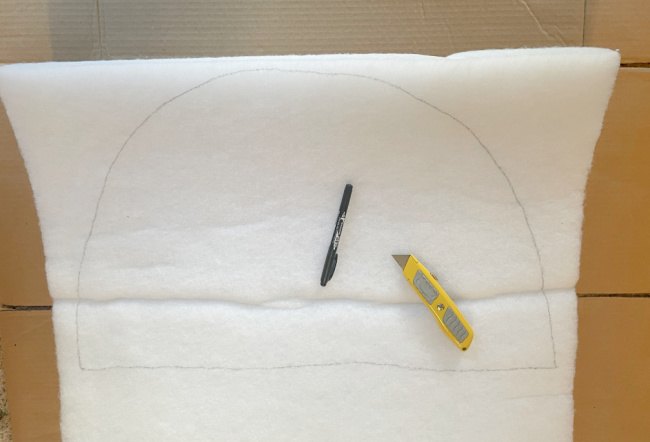 how to make a floor cushion pillow shaped like a taco