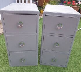 upcycled bedside tables