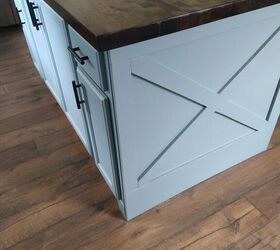 diy gorgeous kitchen island from unfinished cabinet butcher block top