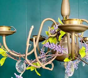 s 18 genius ways to brighten up your decor with fake plants, Woodland Chandelier