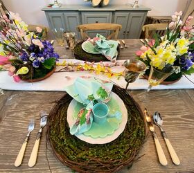 14 hermosas ideas para decorar cualquier fiesta, Paisaje de mesa para el jard n de primavera