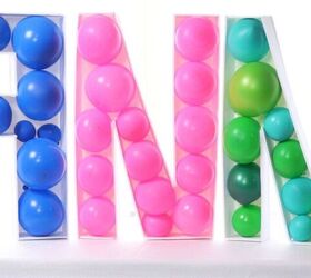 14 hermosas ideas para decorar cualquier fiesta, Letras de marquesina con globos