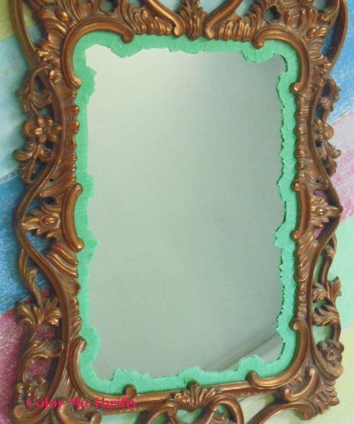 do dourado ao ousado mirror vintage makeover