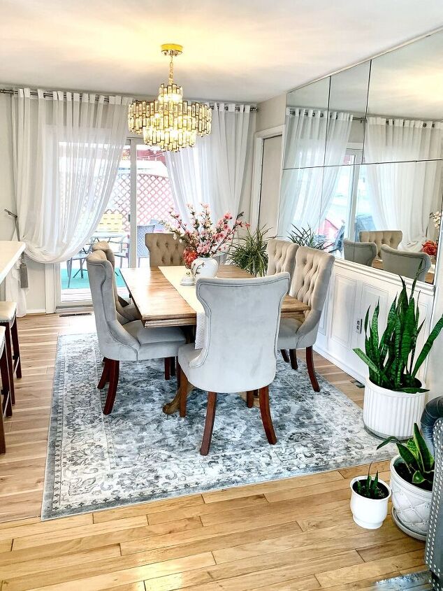dining room makeover and wall statement