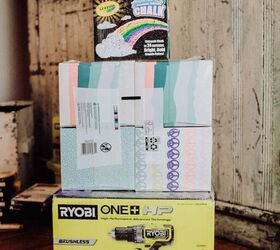 She stacks up boxes of tissues and chalk to make this clever end-of-summer gift