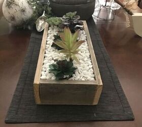 s 18 green decor ideas for people with a black thumb, This modern succulent centerpiece