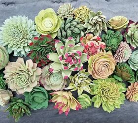 s 18 green decor ideas for people with a black thumb, These beautiful dyed wood flowers