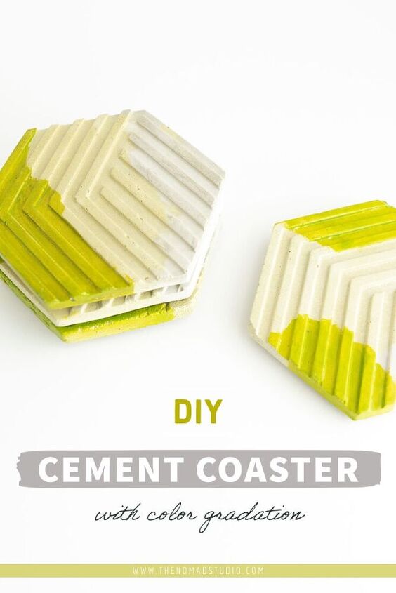 diy coasters with cement