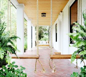 s 16 ideas that ll help you soak in the last weeks of summer, These single seat porch swings