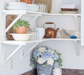 s 18 easy shelving storage solutions that will change your life, Hang farmhouse style open shelves