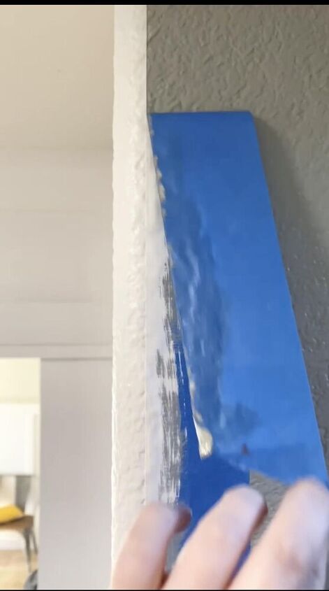 painting hack how to get less bleeds with blue painters tape