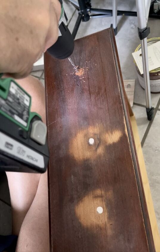 modern navy blue nightstands makeover