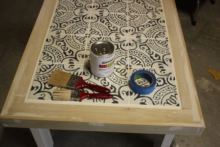 cmo hacer una mesa de centro de azulejos para exteriores