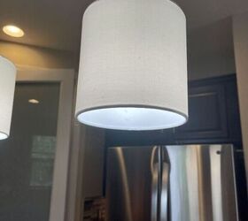 cover a dropdown lampshade with handmade mulberry paper