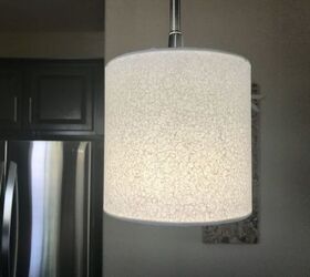 Cover a Dropdown Lampshade With Handmade Mulberry Paper