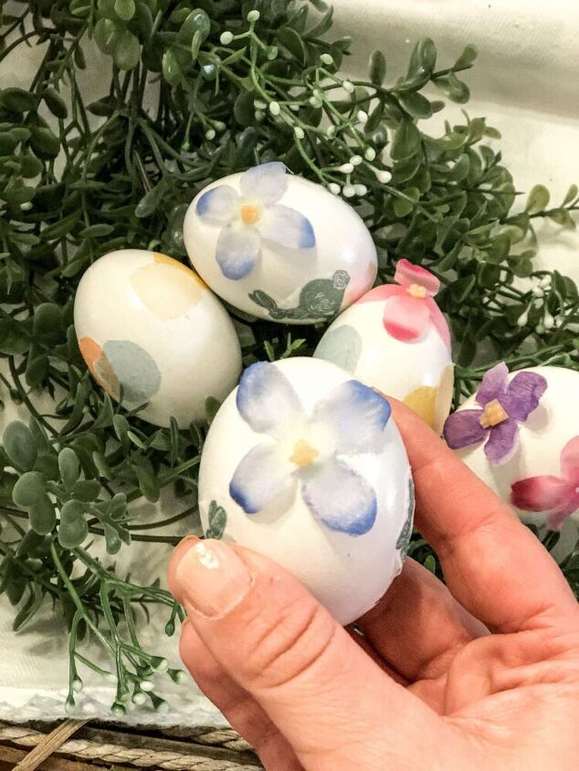 ovos de pscoa florais diy