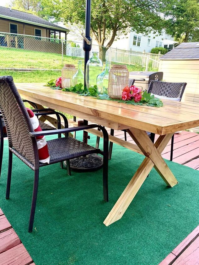 10 formas nuevas y nicas de conseguir una magnfica mesa de verano, Mesa de exterior Doable Farmhouse