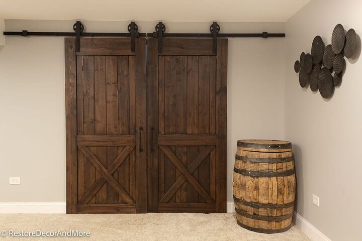 s 13 gorgeous reasons why we re so not over the barn door trend, Her industrial farmhouse double barn doors
