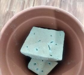Stuff floral foam into a pot to make stunning decor (so easy!)