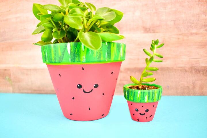 s 17 fun family projects to enjoy before summer ends, These adorably painted planters