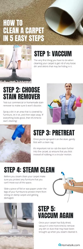 how to clean a carpet get rid of stains smells more
