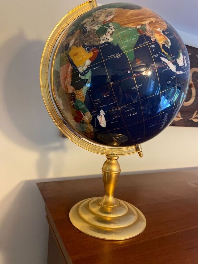 q how do i remove a globe that is stuck to a wood top