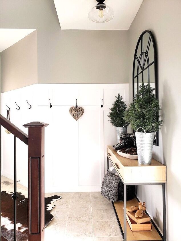 diy entryway makeover 5 projects rolled into one