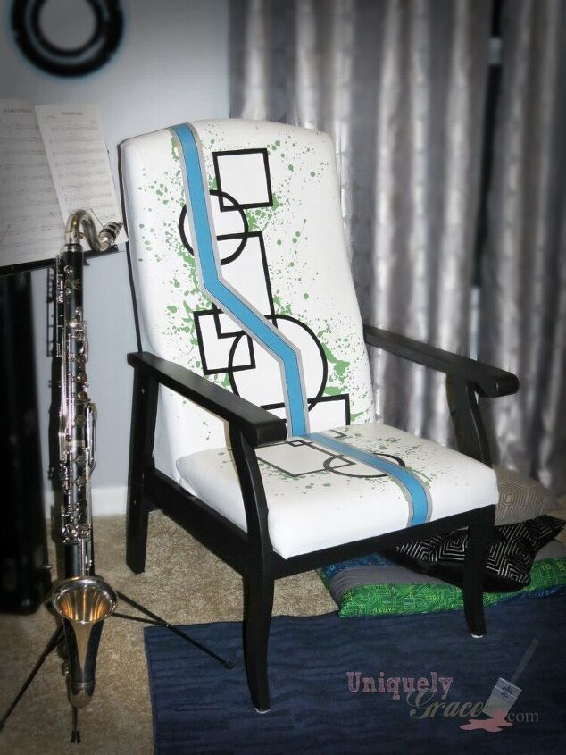 15 impresionantes cambios en los muebles que te darn ganas de cambiarlos, La vieja silla de hotel se convierte en una silla geom trica