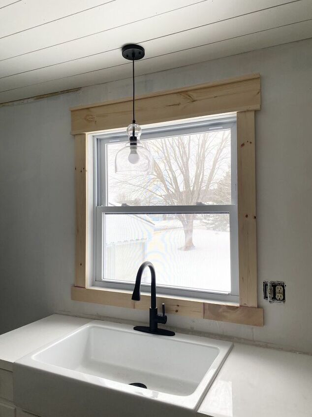 diy farmhouse window trim