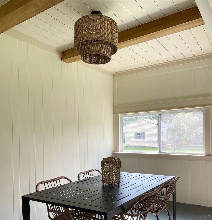 diy faux ceiling beams