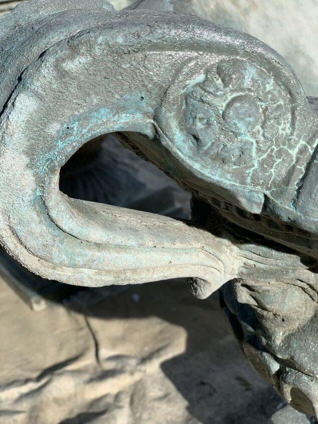 how to add antiquing to concrete urns, You will see the paint settle into the cracks and crevices This is a good thing it really brings out the detail of the urn