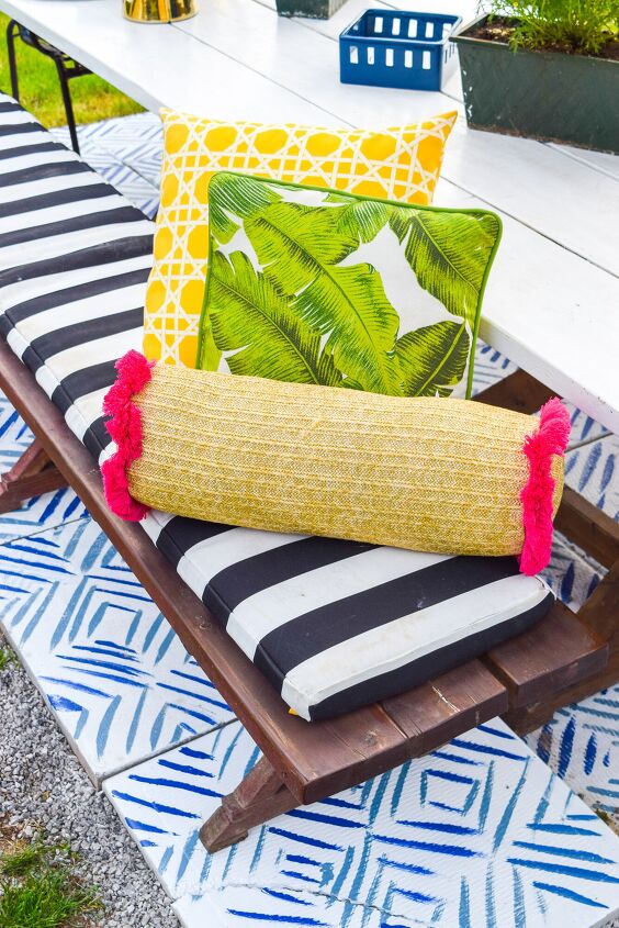 s 10 ways to turn a corner of your yard into a mini paradise, Paint your patio pavers