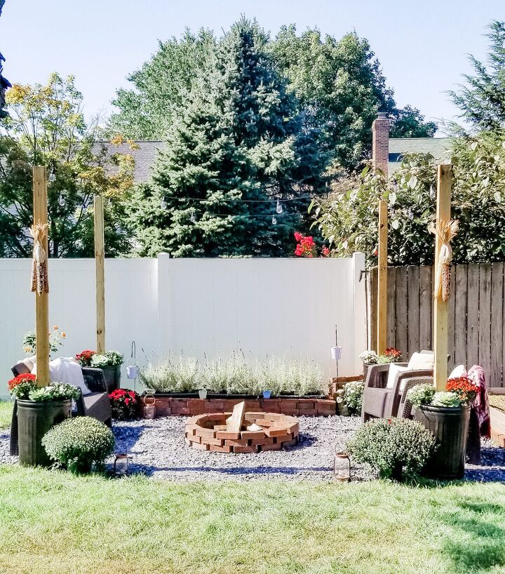 s 10 ways to turn a corner of your yard into a mini paradise, String up solar lights