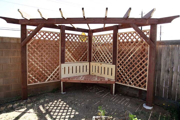 s 10 ways to turn a corner of your yard into a mini paradise, Build a beautiful garden arbor