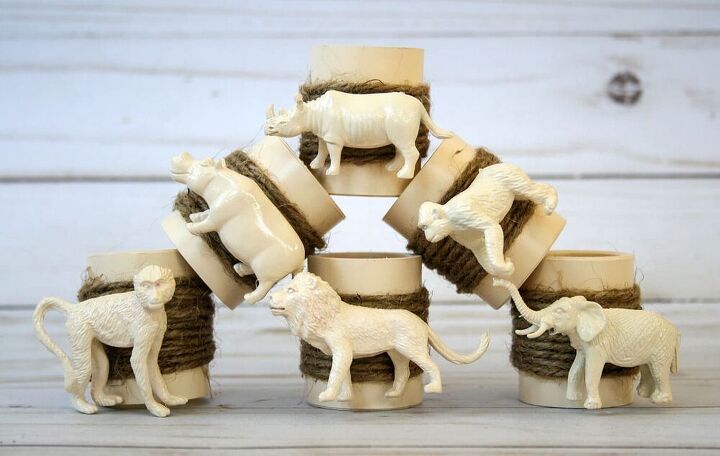 s 16 cheap decor ideas that look amazing, These cute safari napkin rings