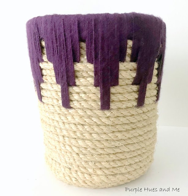 s 16 cheap decor ideas that look amazing, A fabulous rope motif basket