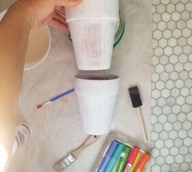how to use paint pens on terra cotta pots