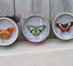 s 16 of the smartest ways to reuse empty tin cans, These gorgeous butterfly ornaments