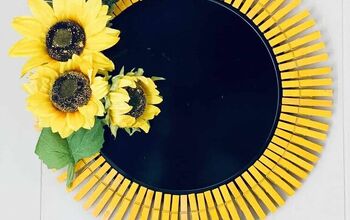 Easy Sunflower Clothespin Wreath (Dollar Store Craft)